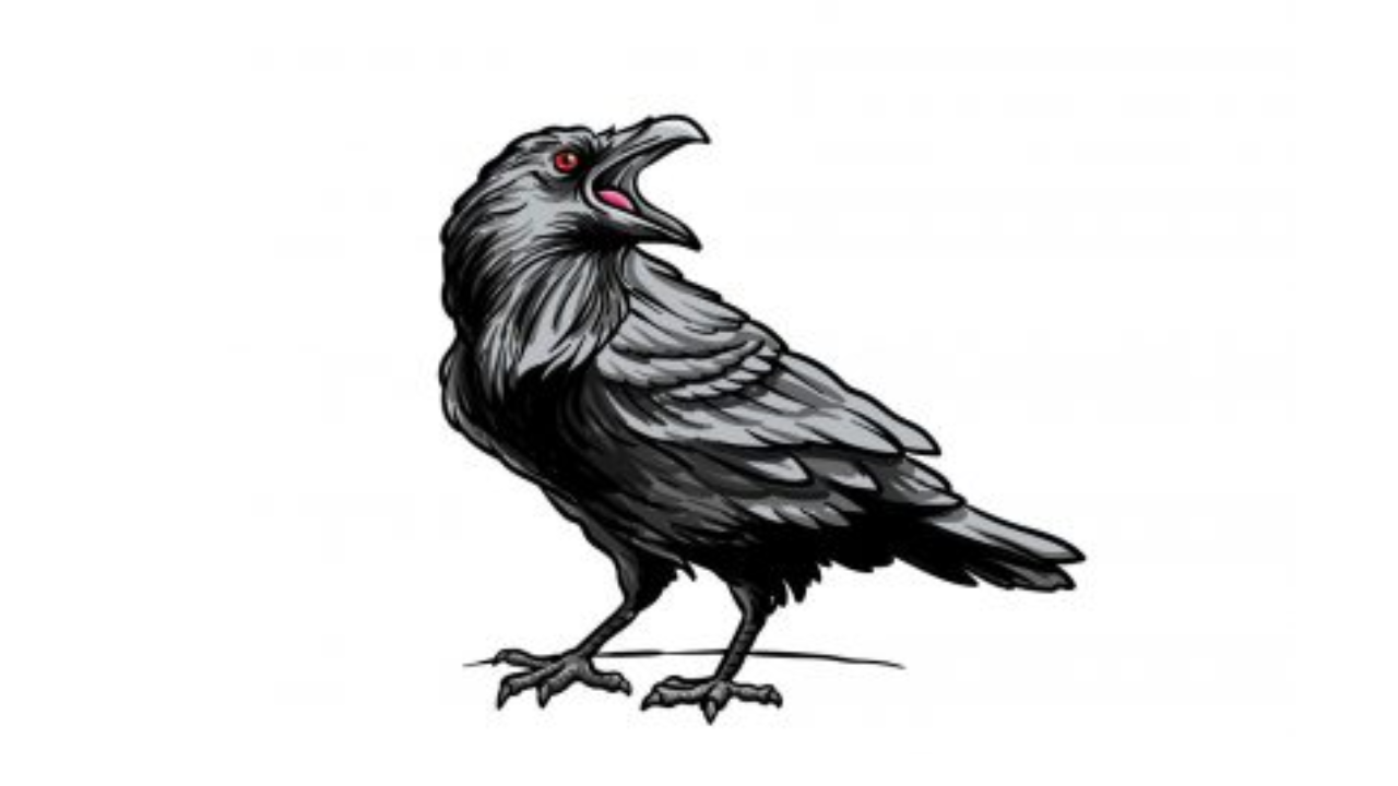 The Best Technique to Draw A Raven | Full Guide