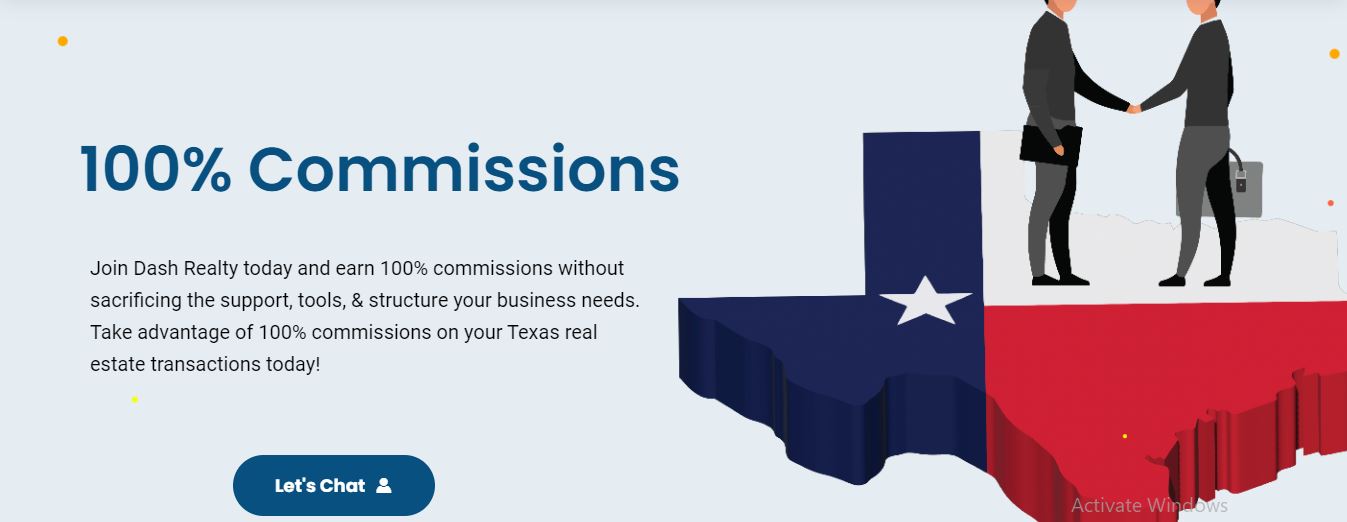 texas real estate broker 100 commission