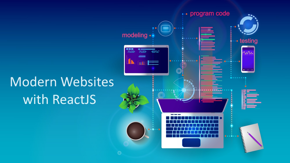 modern websites with reactjs
